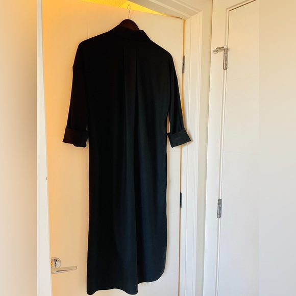 Kit and Ace black button front duster shirt dress. Limited edition! Sz XS/S - Picture 4 of 6